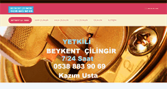 Desktop Screenshot of beykentcilingir.net