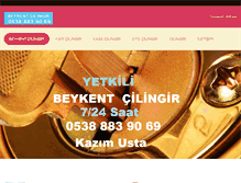 Tablet Screenshot of beykentcilingir.net